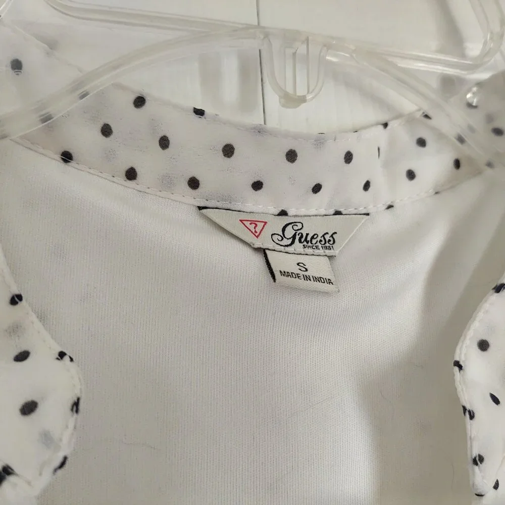 White Guess Polka Dot Dress - Picture 4 of 4